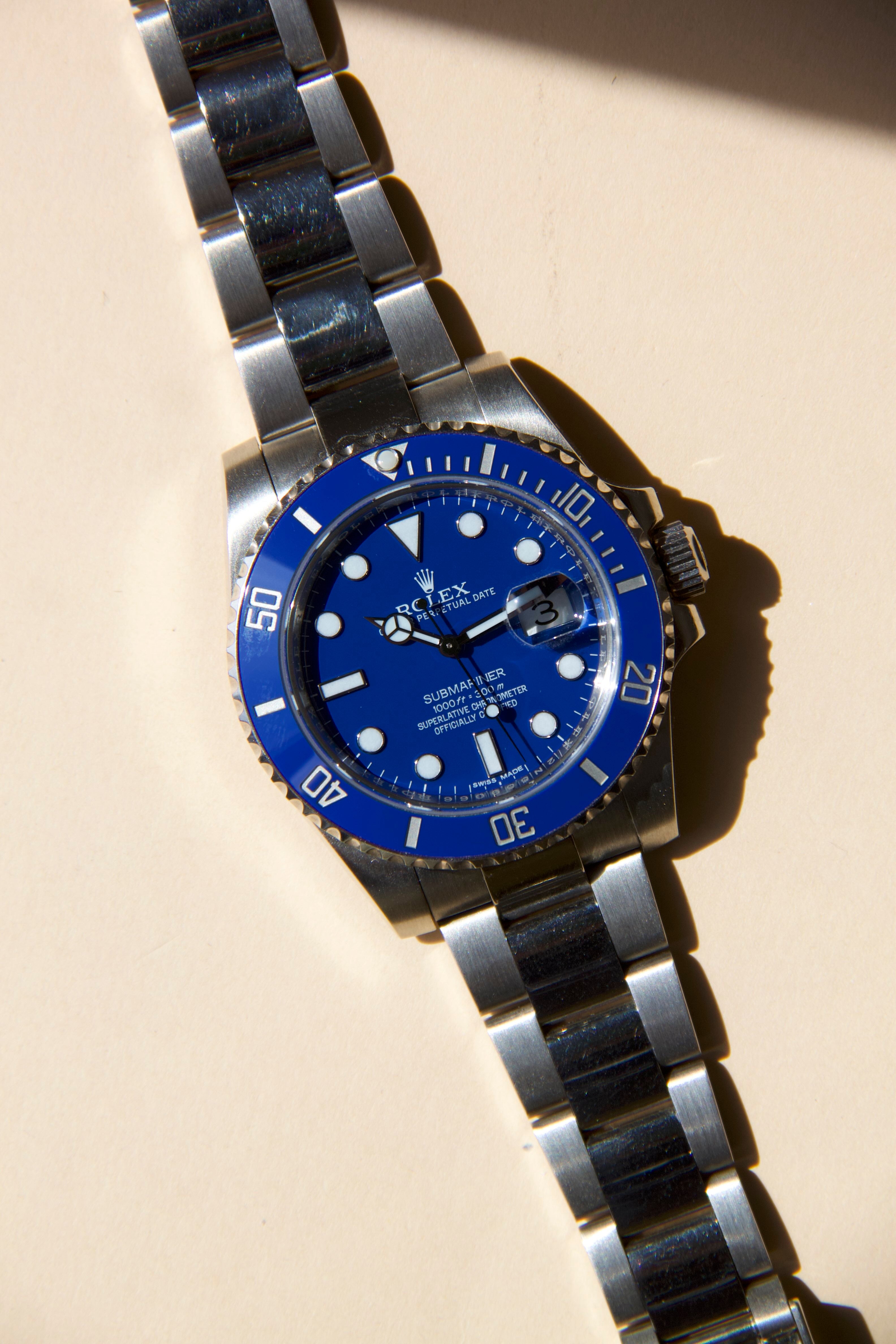 Rolex submariner Smurf