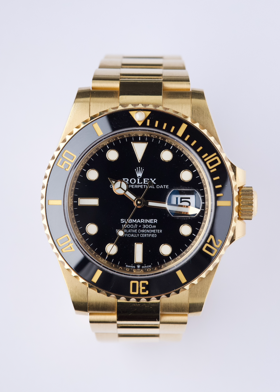 Rolex Submariner Or Jaune