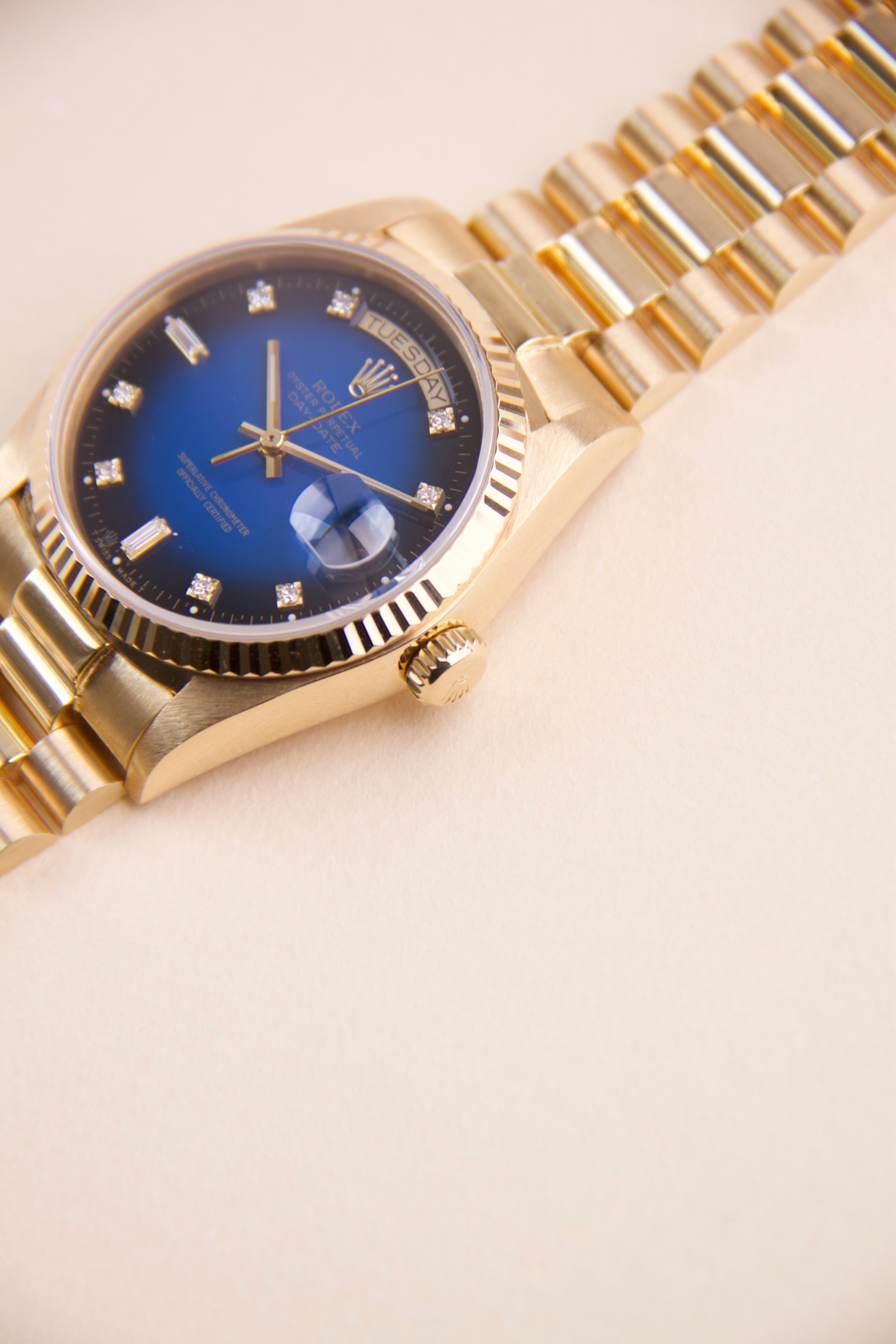 Rolex Day-Date Vignette Blue