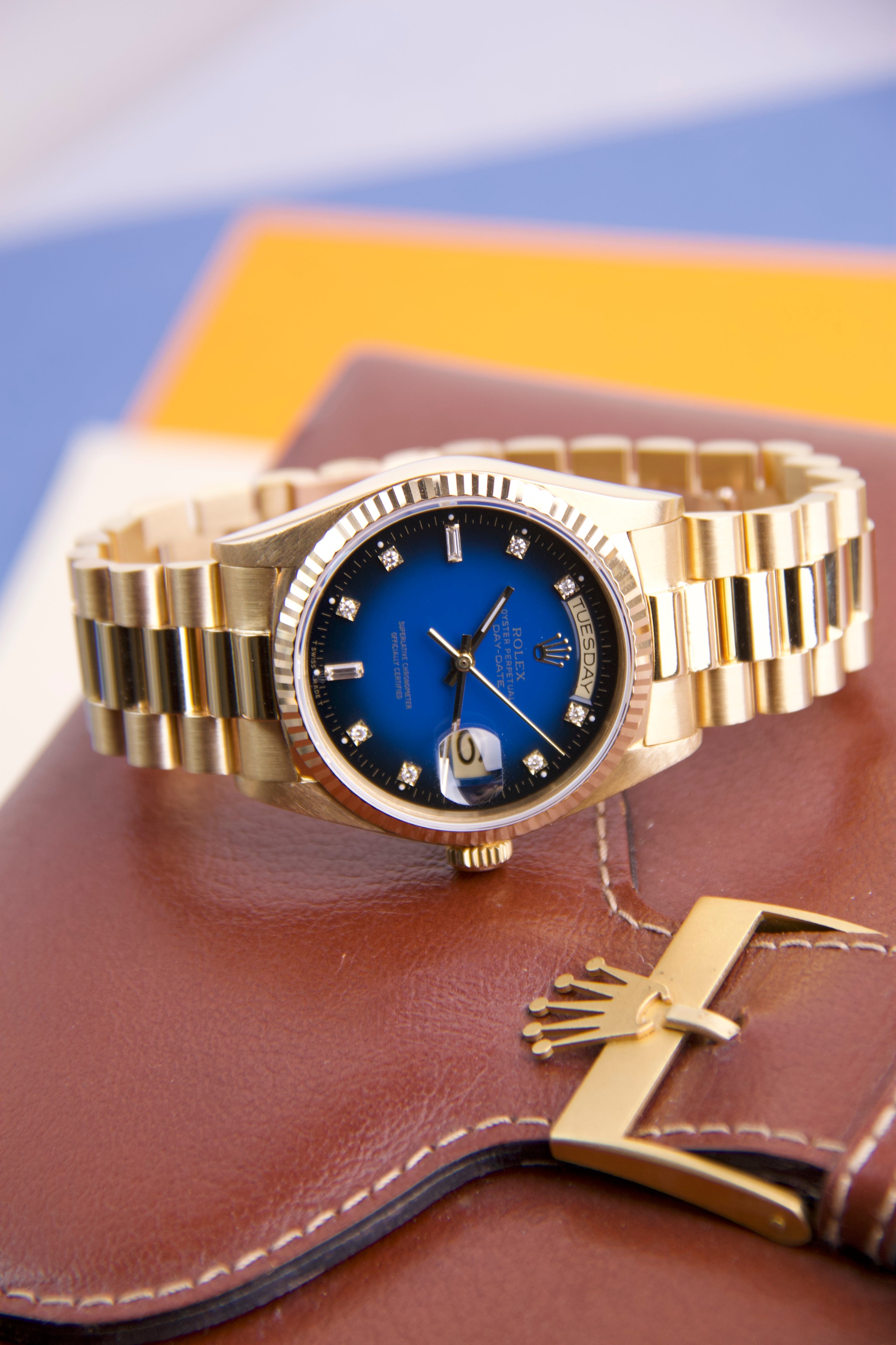 Rolex Day-Date Vignette Blue