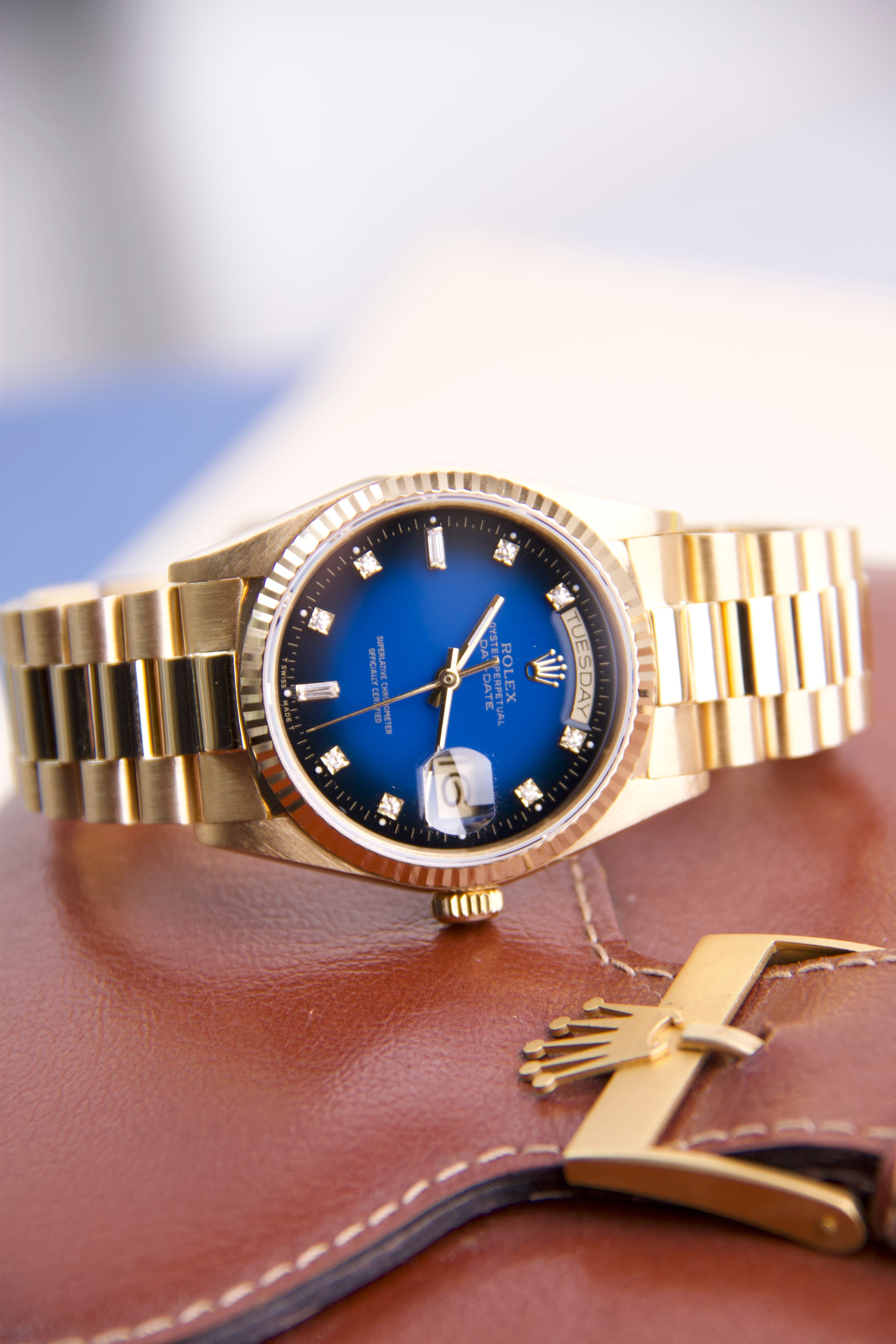 Rolex Day-Date Vignette Blue