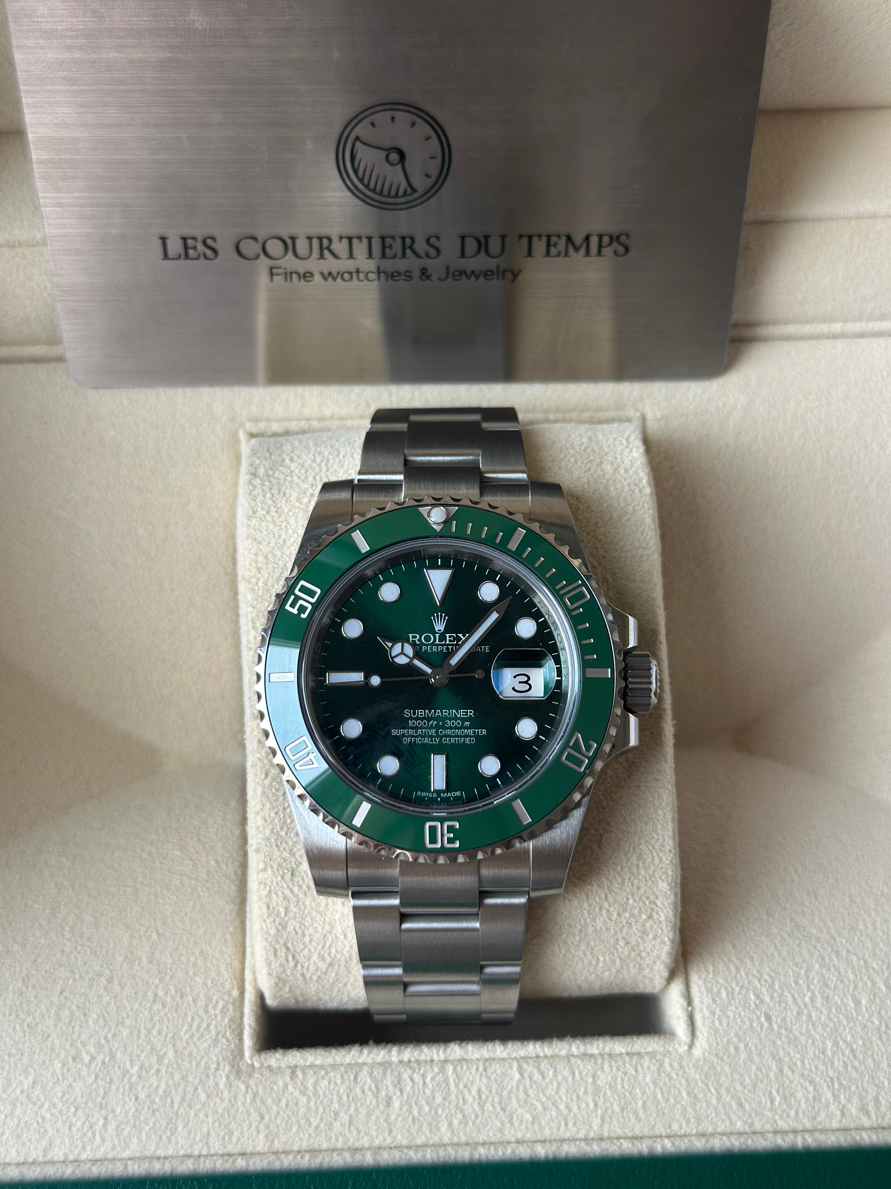 Rolex Hulk 116610LV 2014