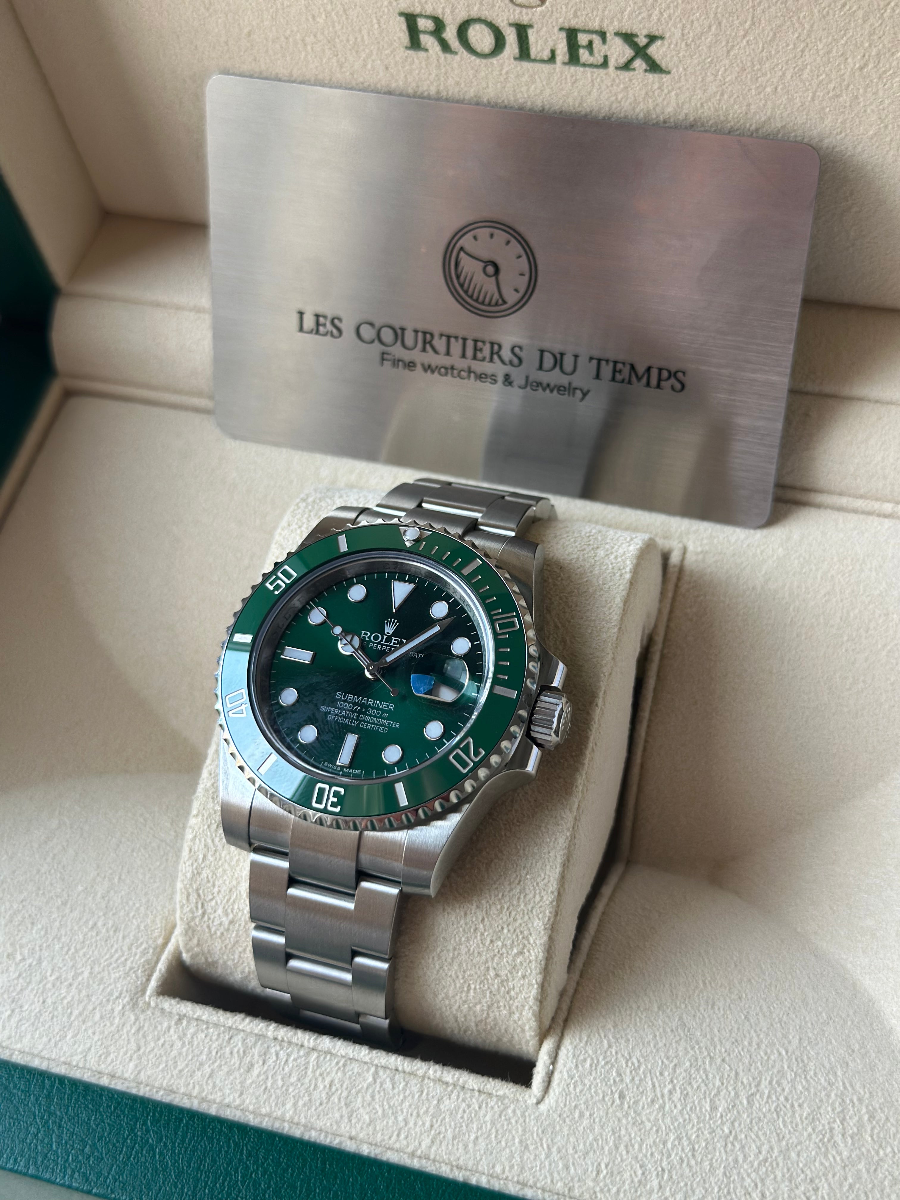 Rolex Hulk 116610LV 2014