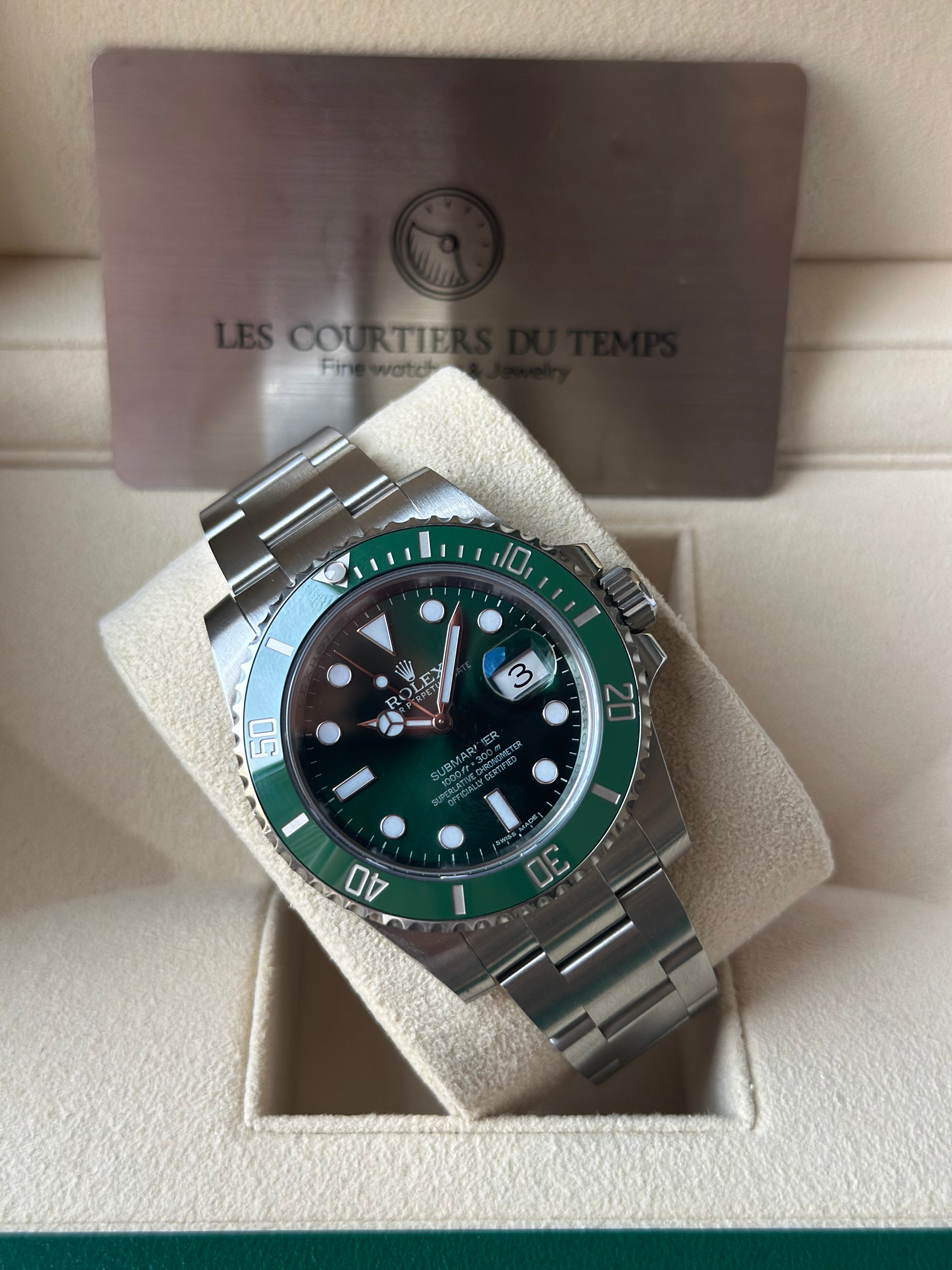Rolex Hulk 116610LV 2014