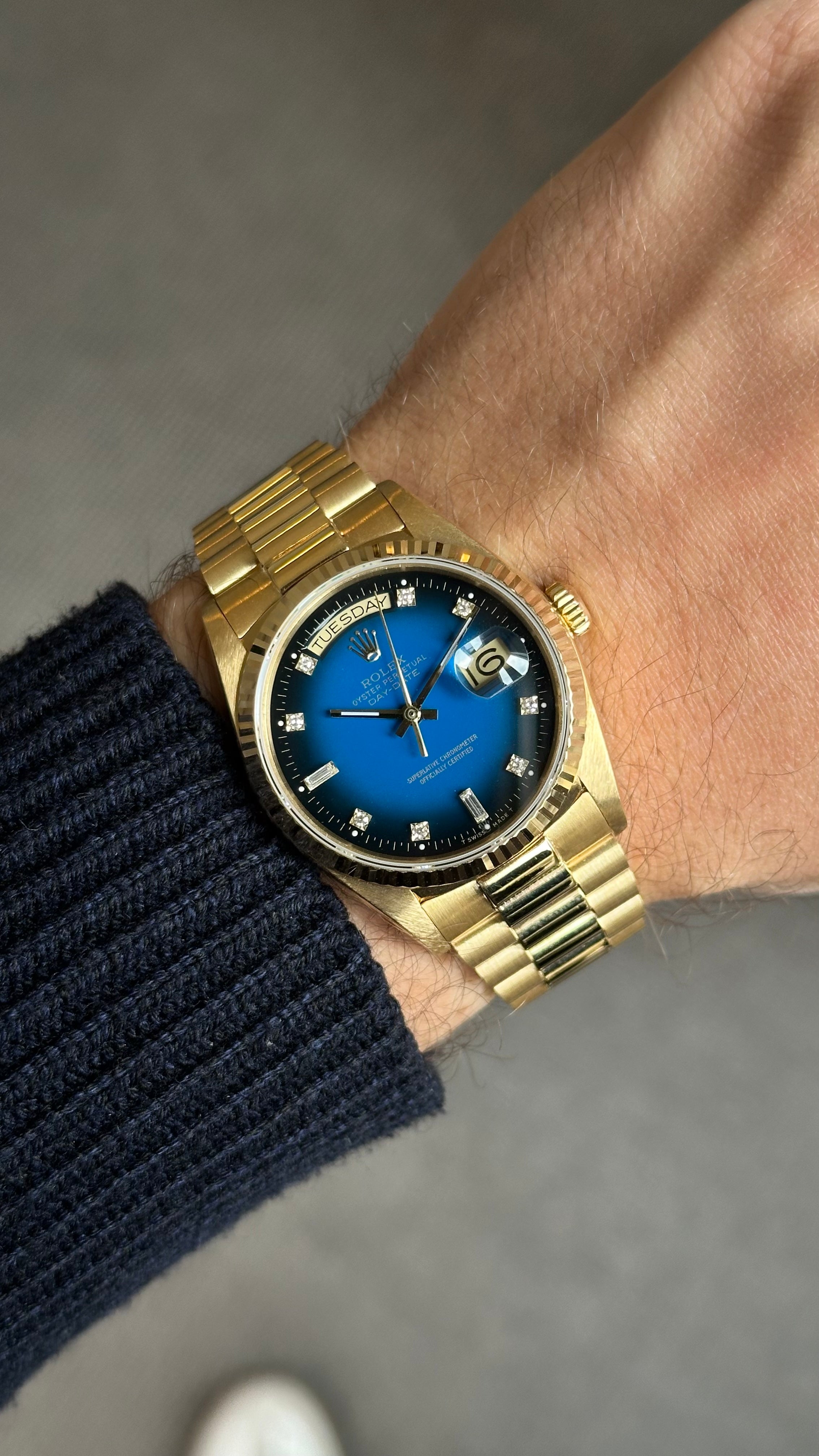 Rolex Day-Date Vignette Blue