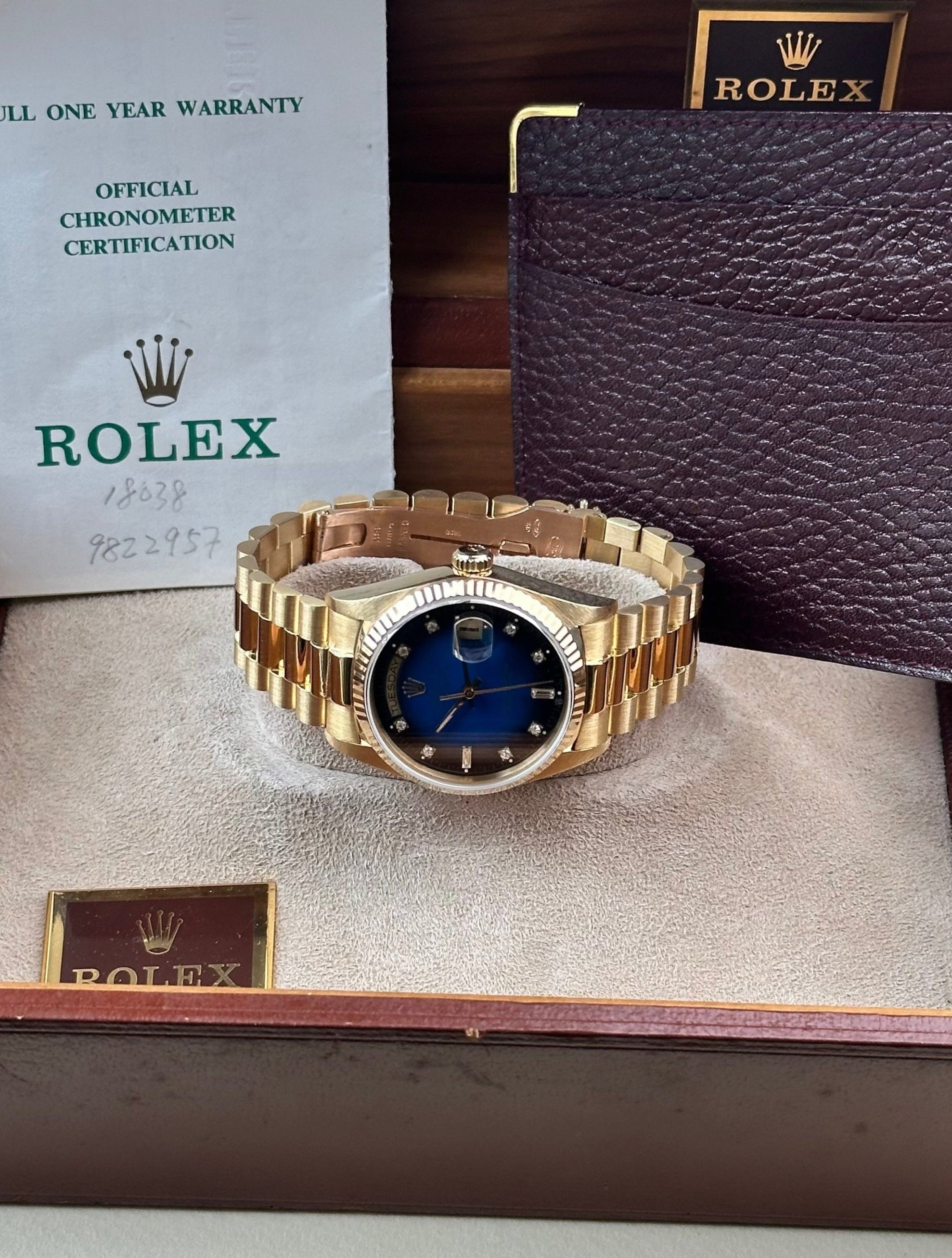 Rolex Day-Date Vignette Blue
