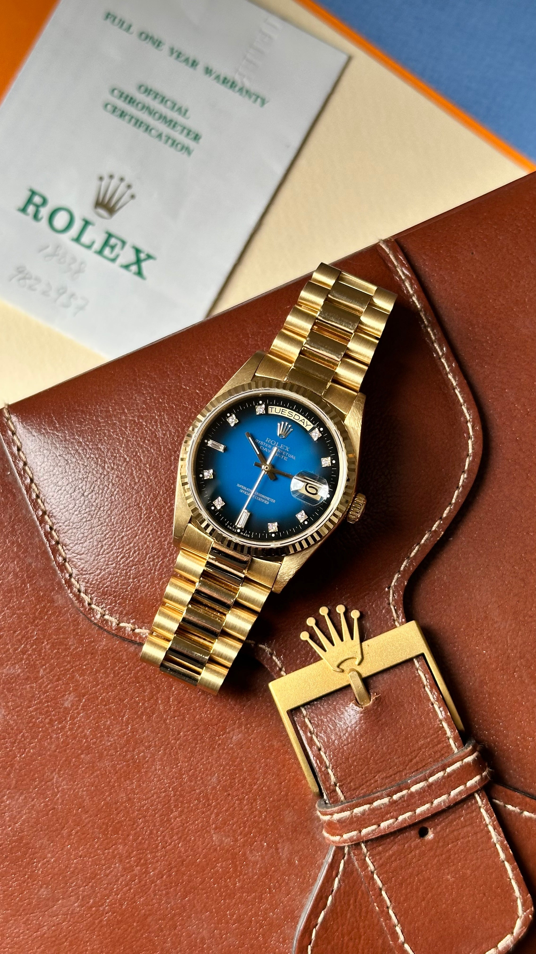 Rolex Day-Date Vignette Blue