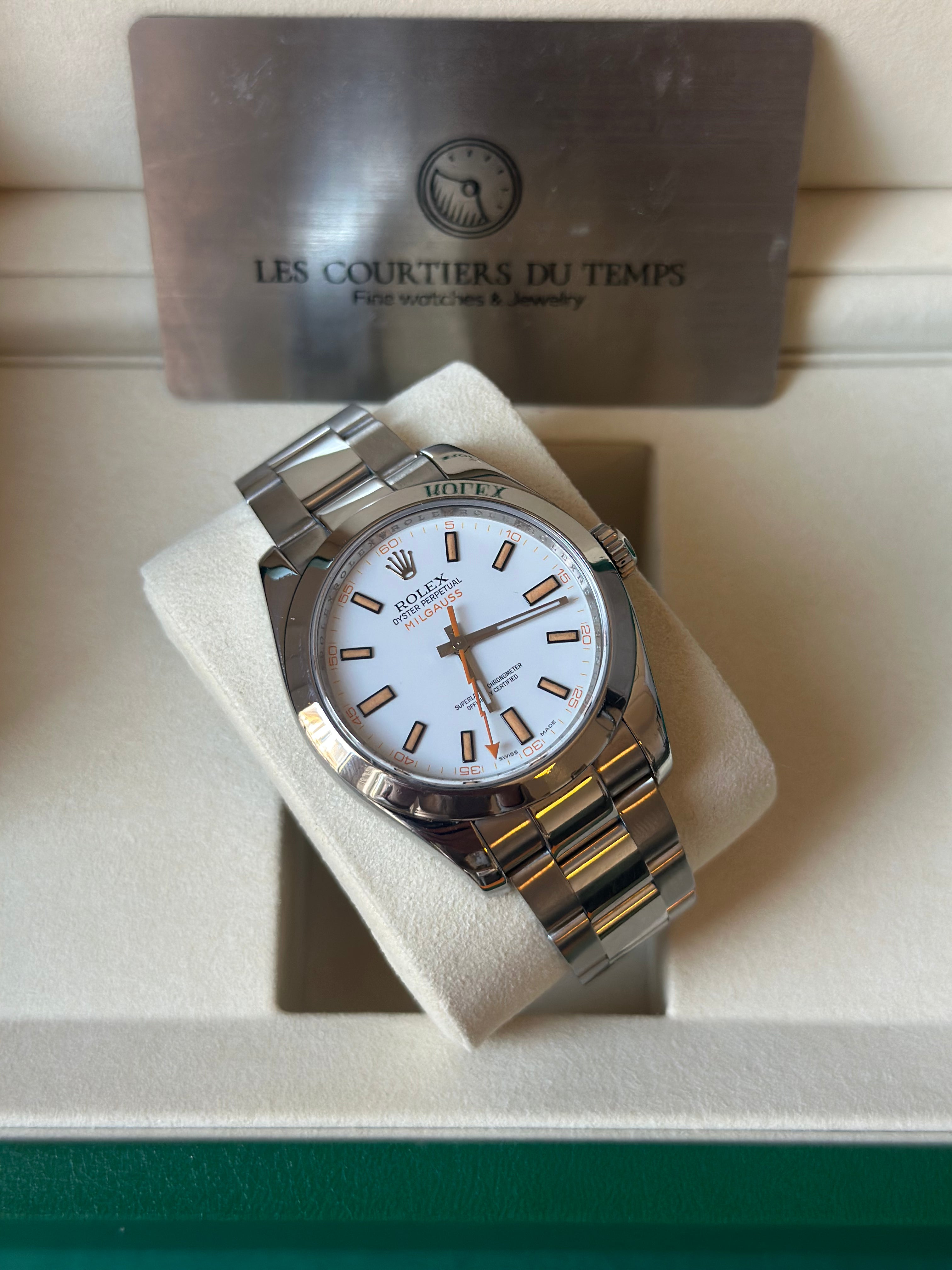 Rolex Milgauss Blanche