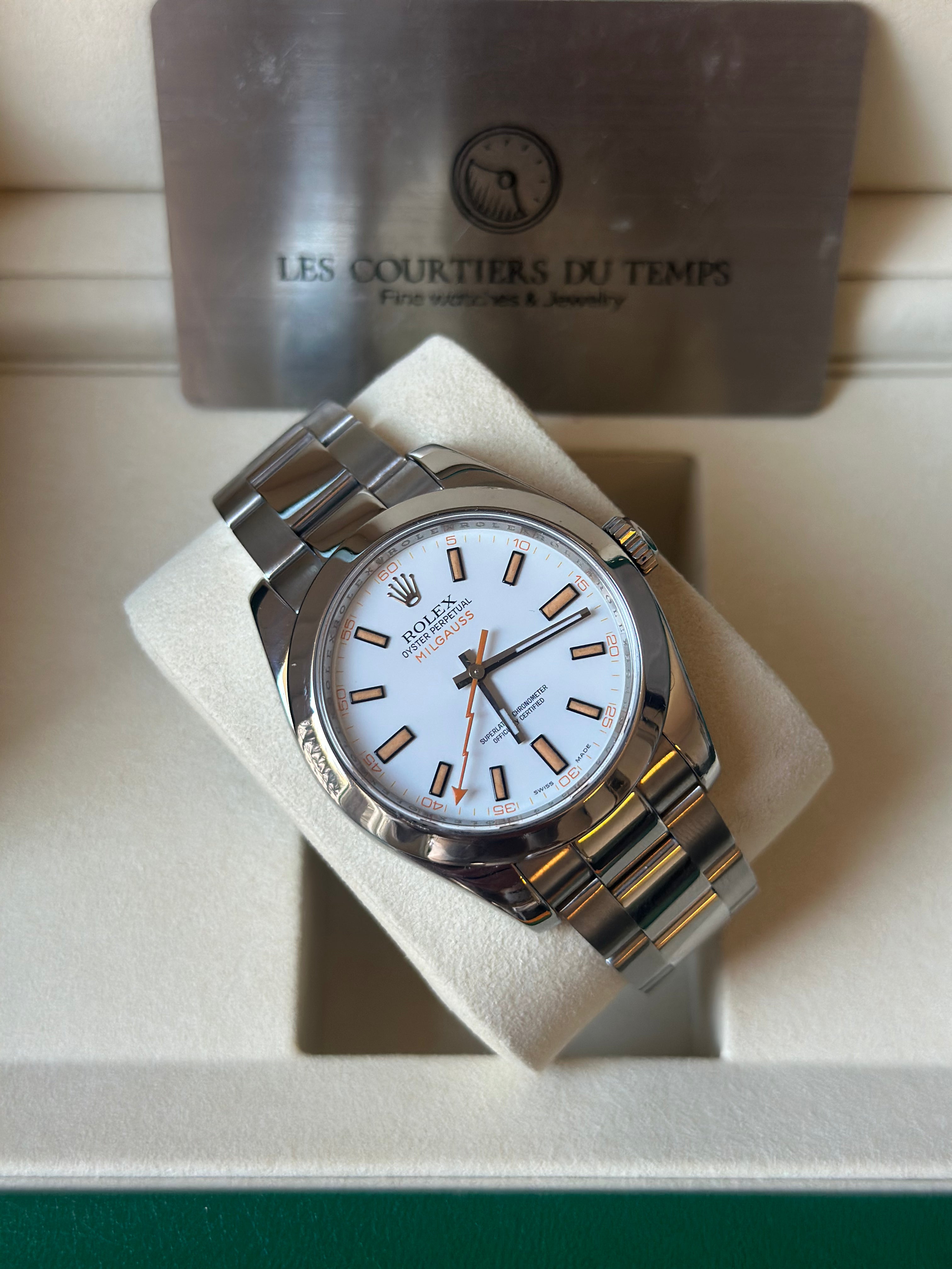 Rolex Milgauss Blanche