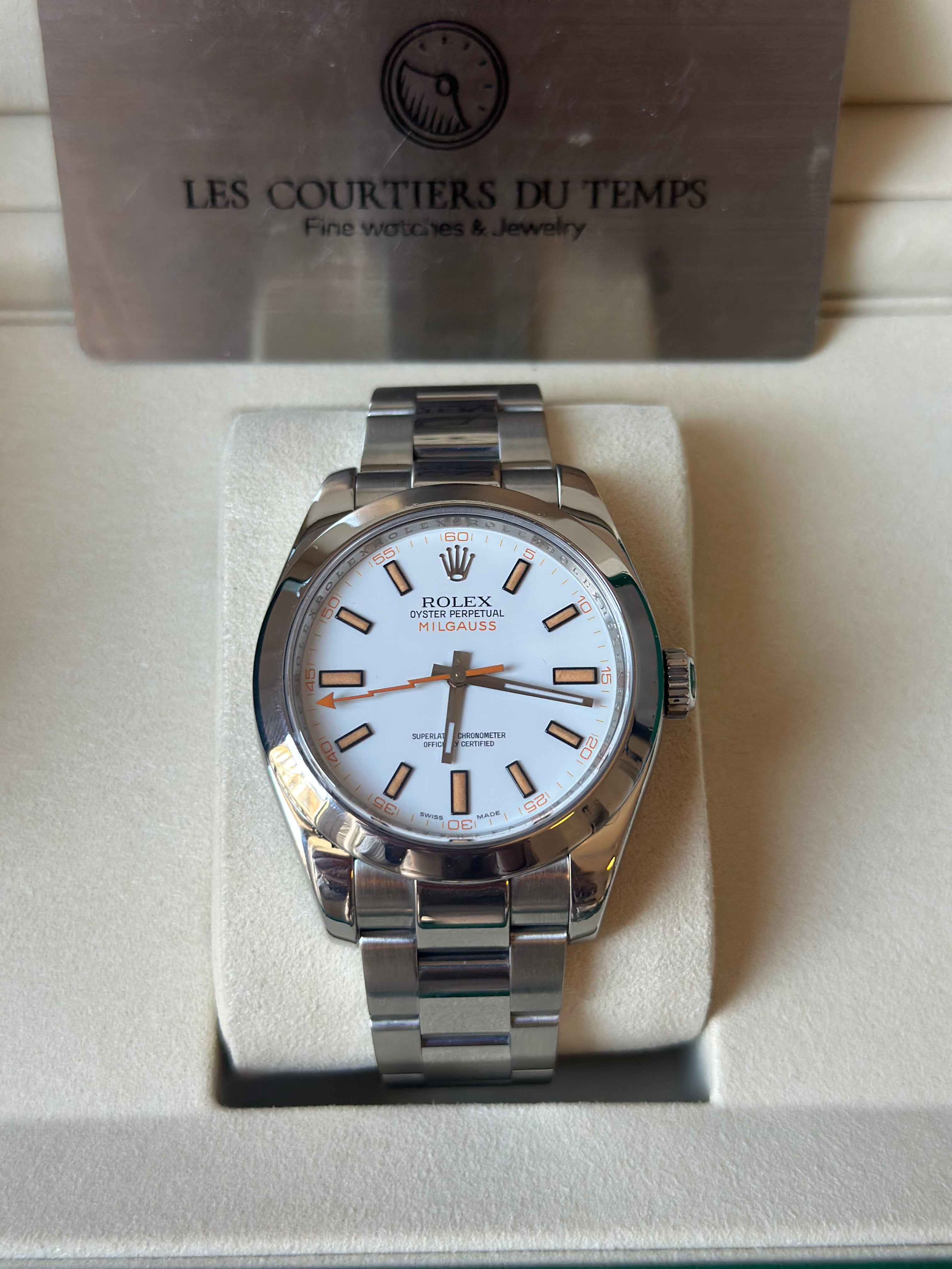 Rolex Milgauss Blanche