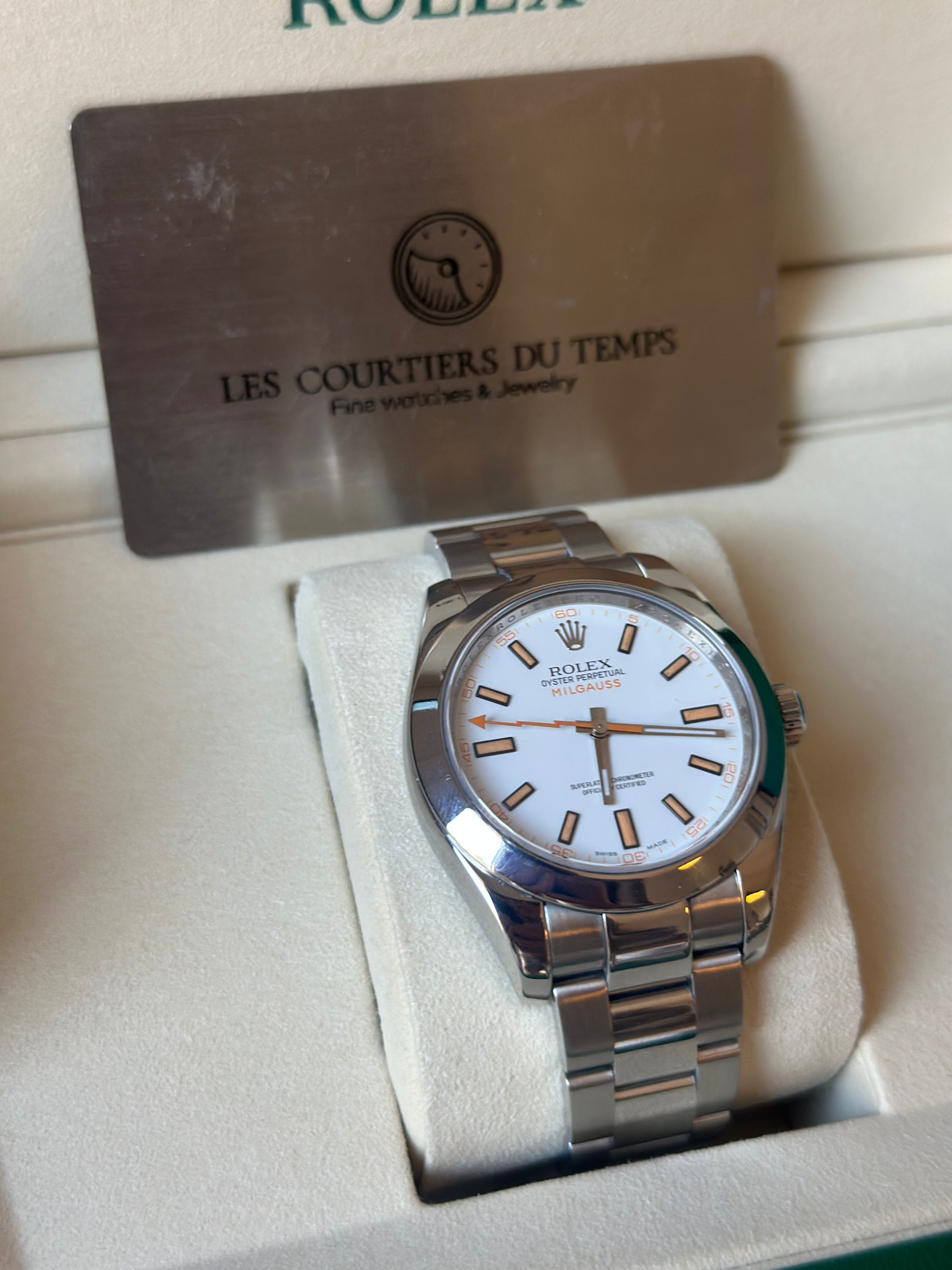 Rolex Milgauss Blanche