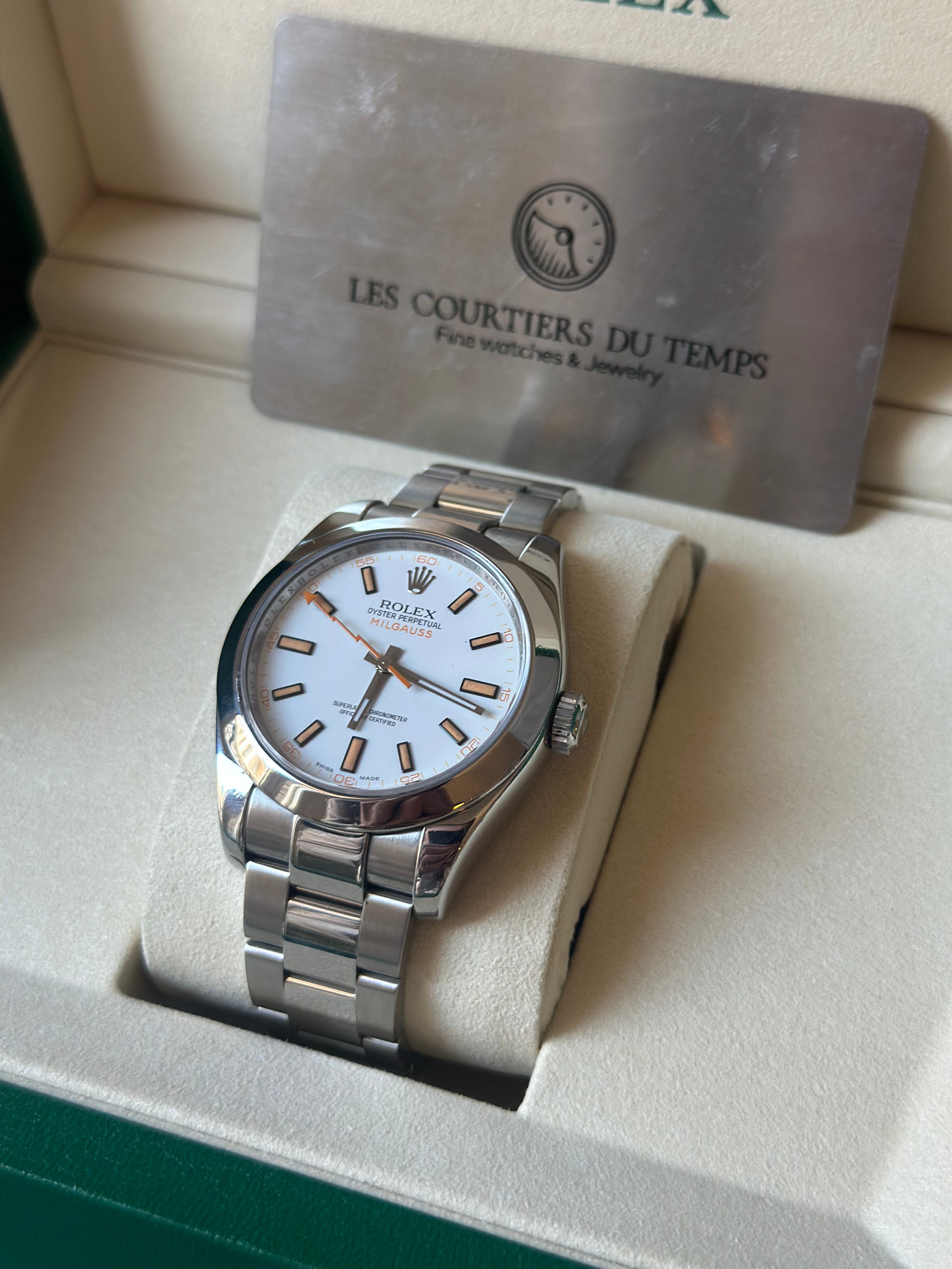 Rolex Milgauss Blanche