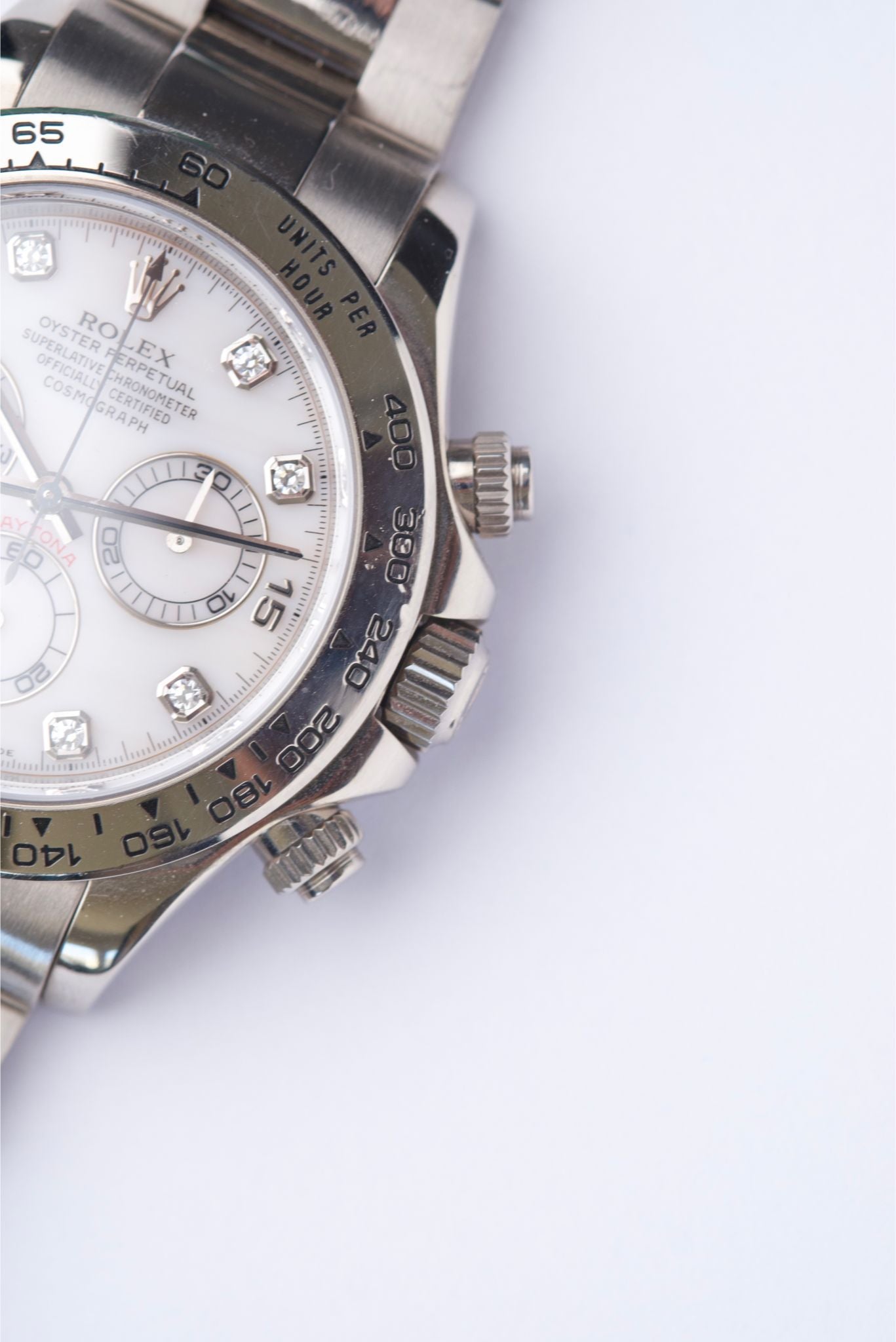 Rolex Daytona Or Blanc Diamants