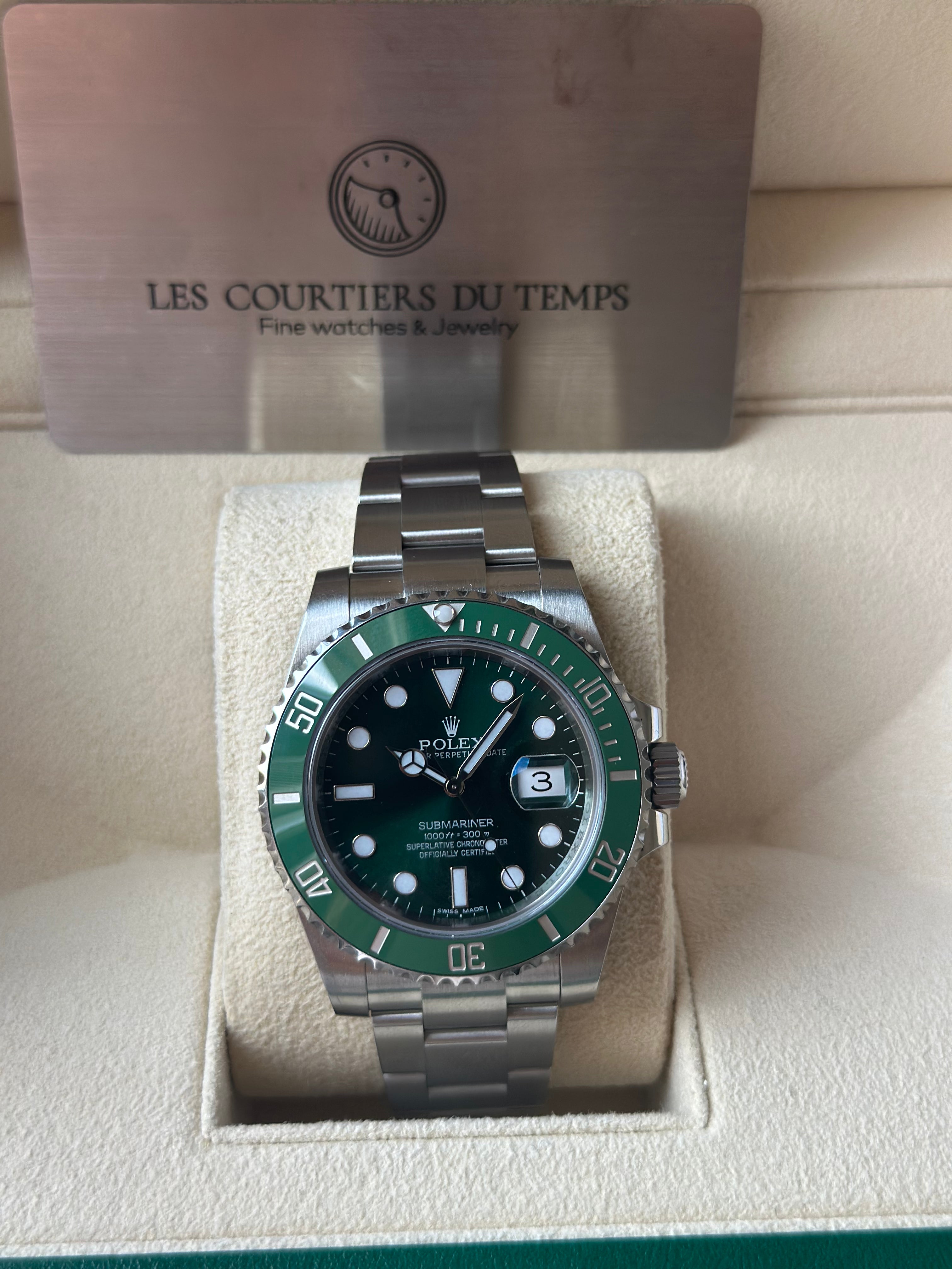 Rolex Hulk 116610LV 2014