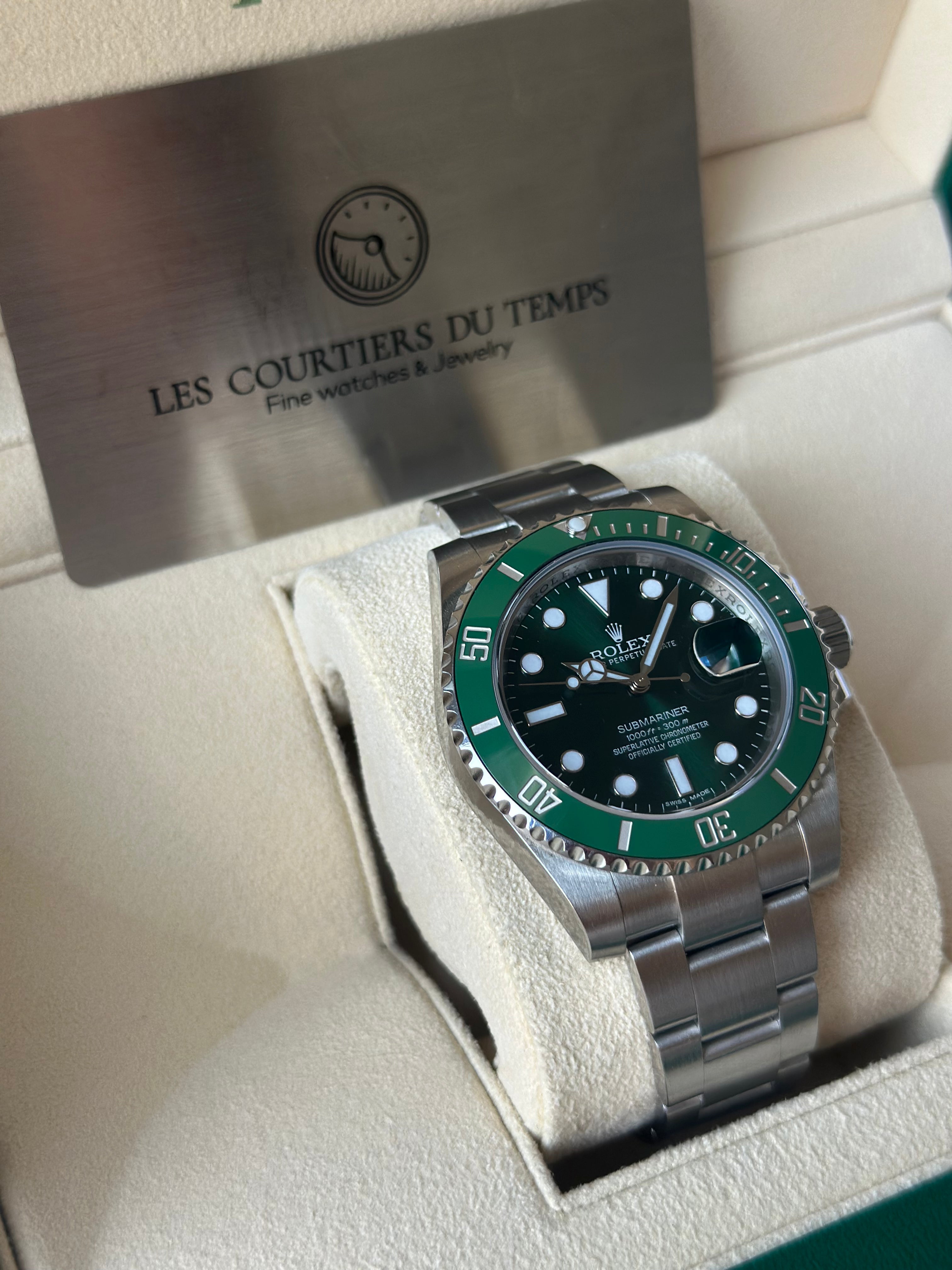 Rolex Hulk 116610LV 2014