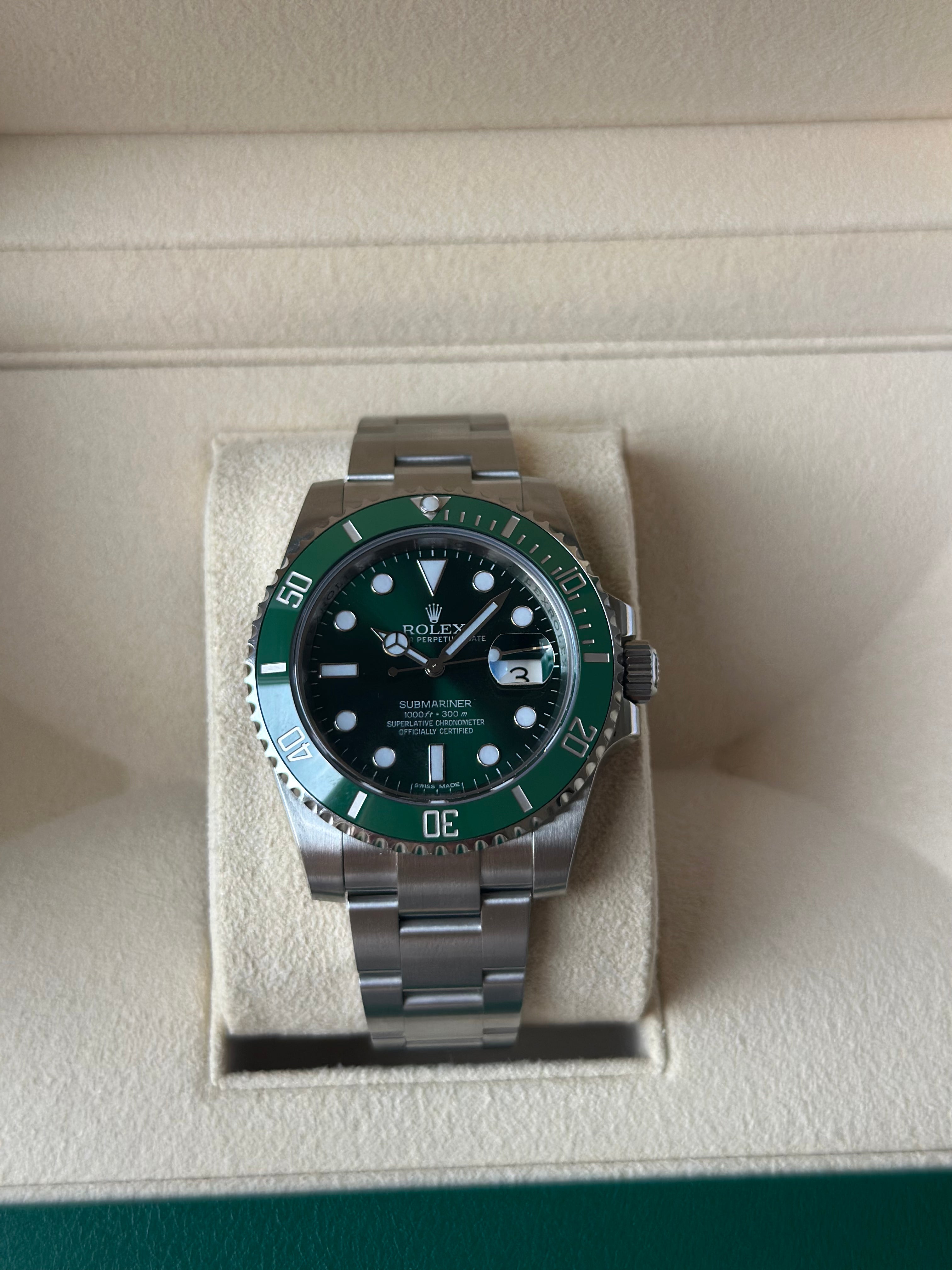 Rolex Hulk 116610LV 2014