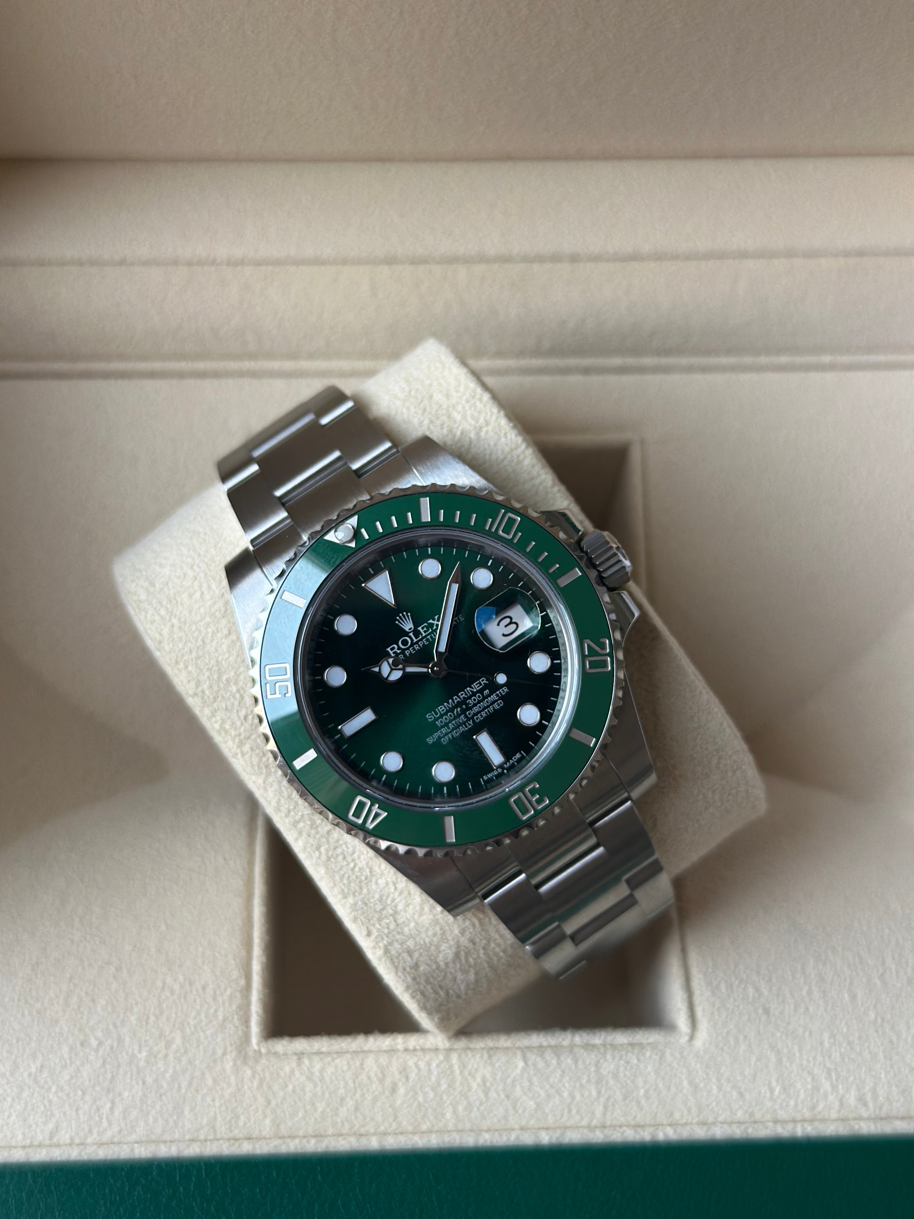 Rolex Hulk 116610LV 2014