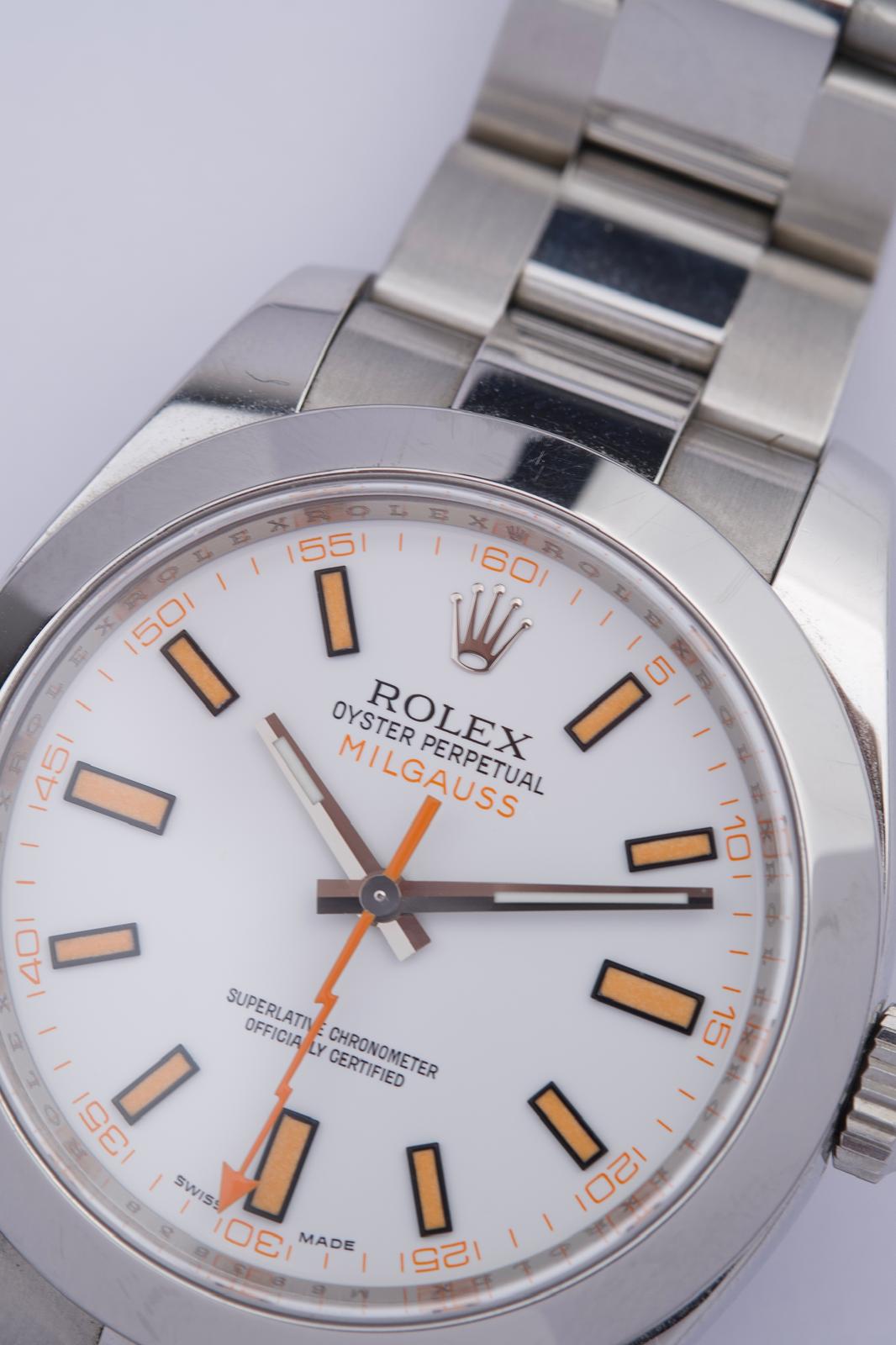 Rolex Milgauss Blanche