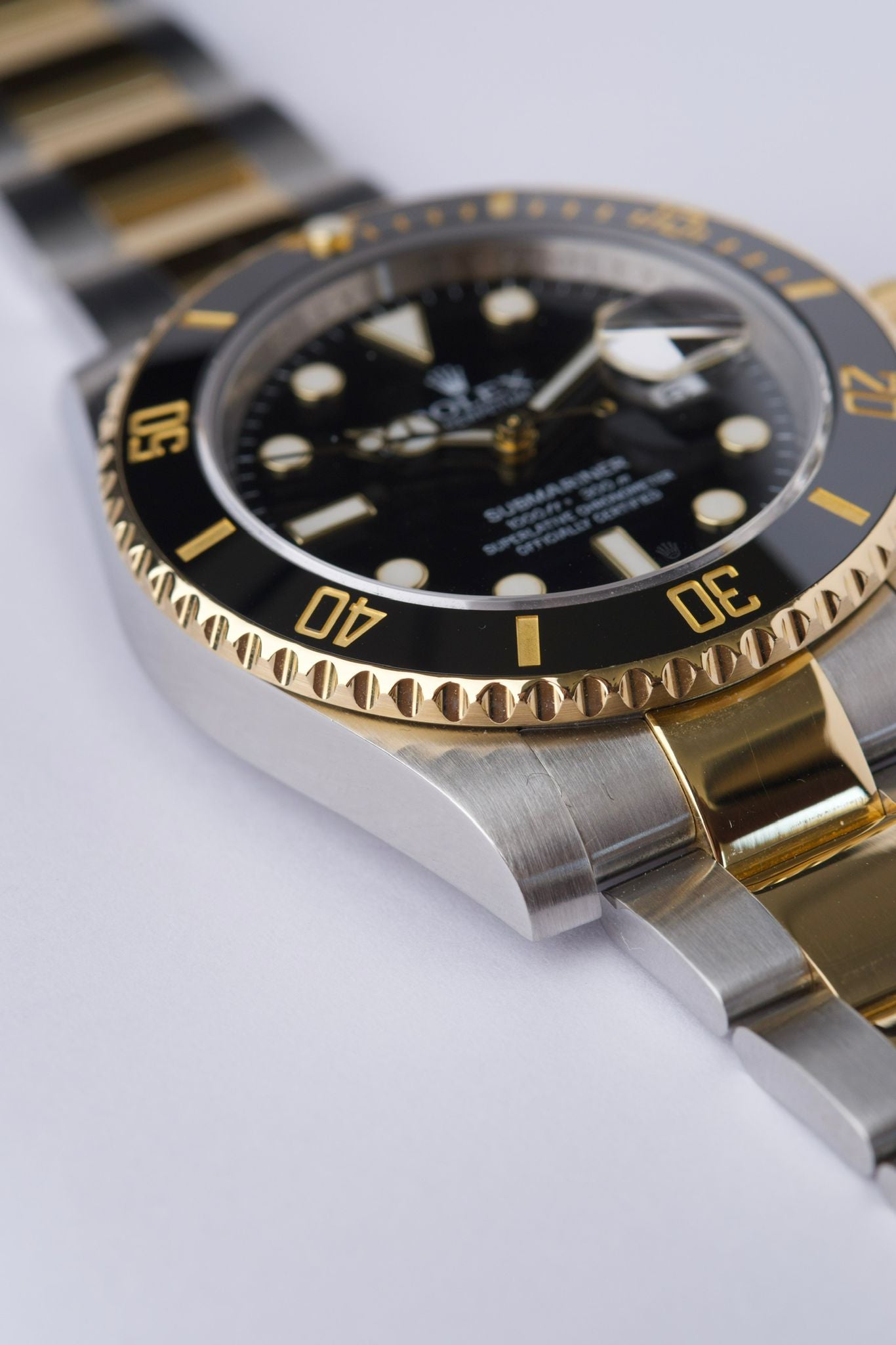 Rolex Submariner Or Acier 16613
